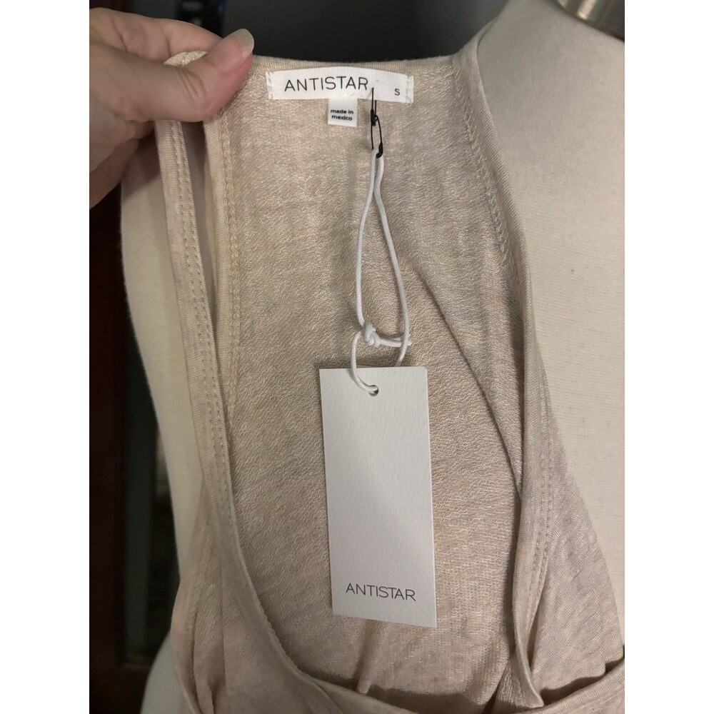 New Antistar Beige Jumpsuit SO SOFT & COMFY Size Small #87 - Picture 3 of 6